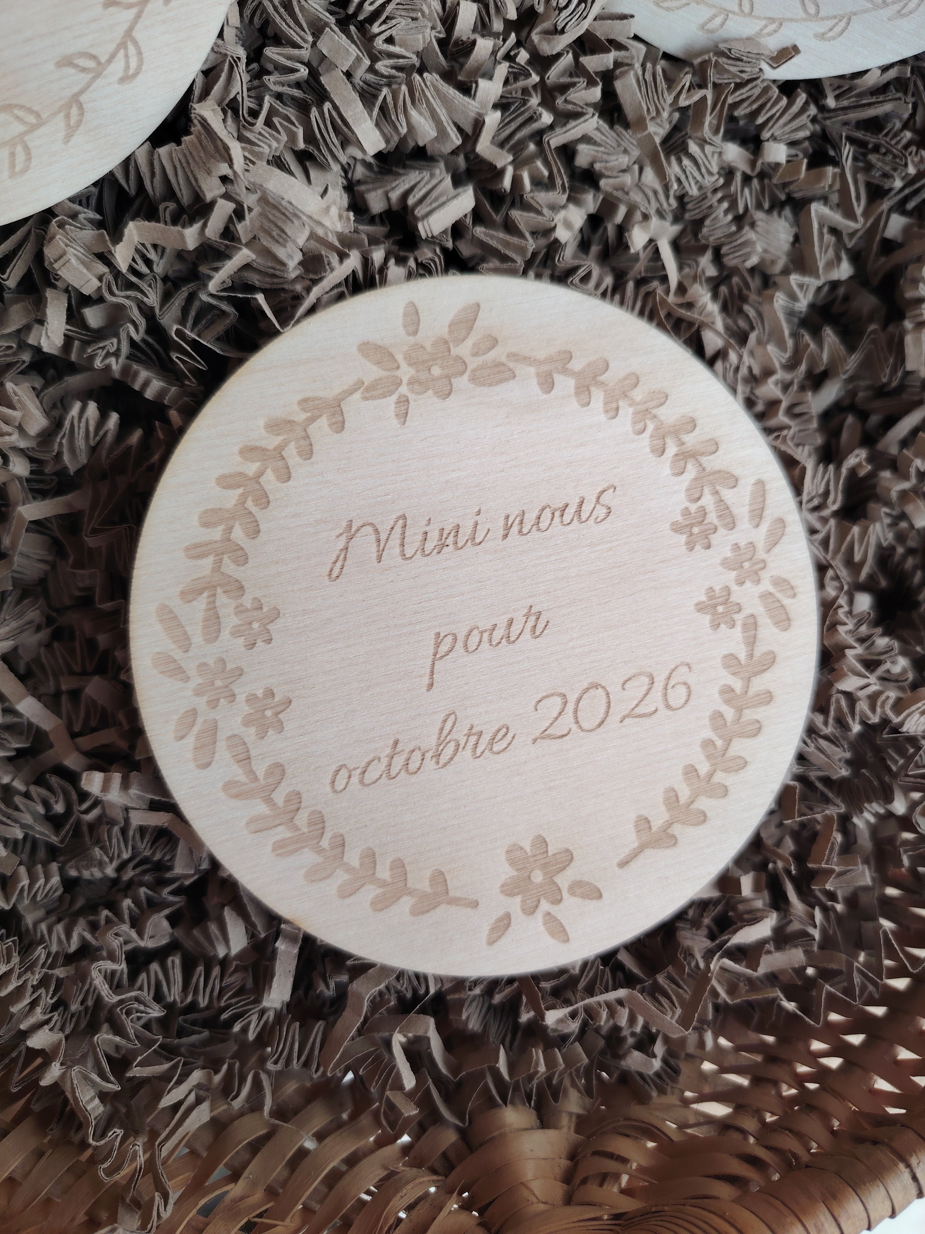 carte annonce bébé