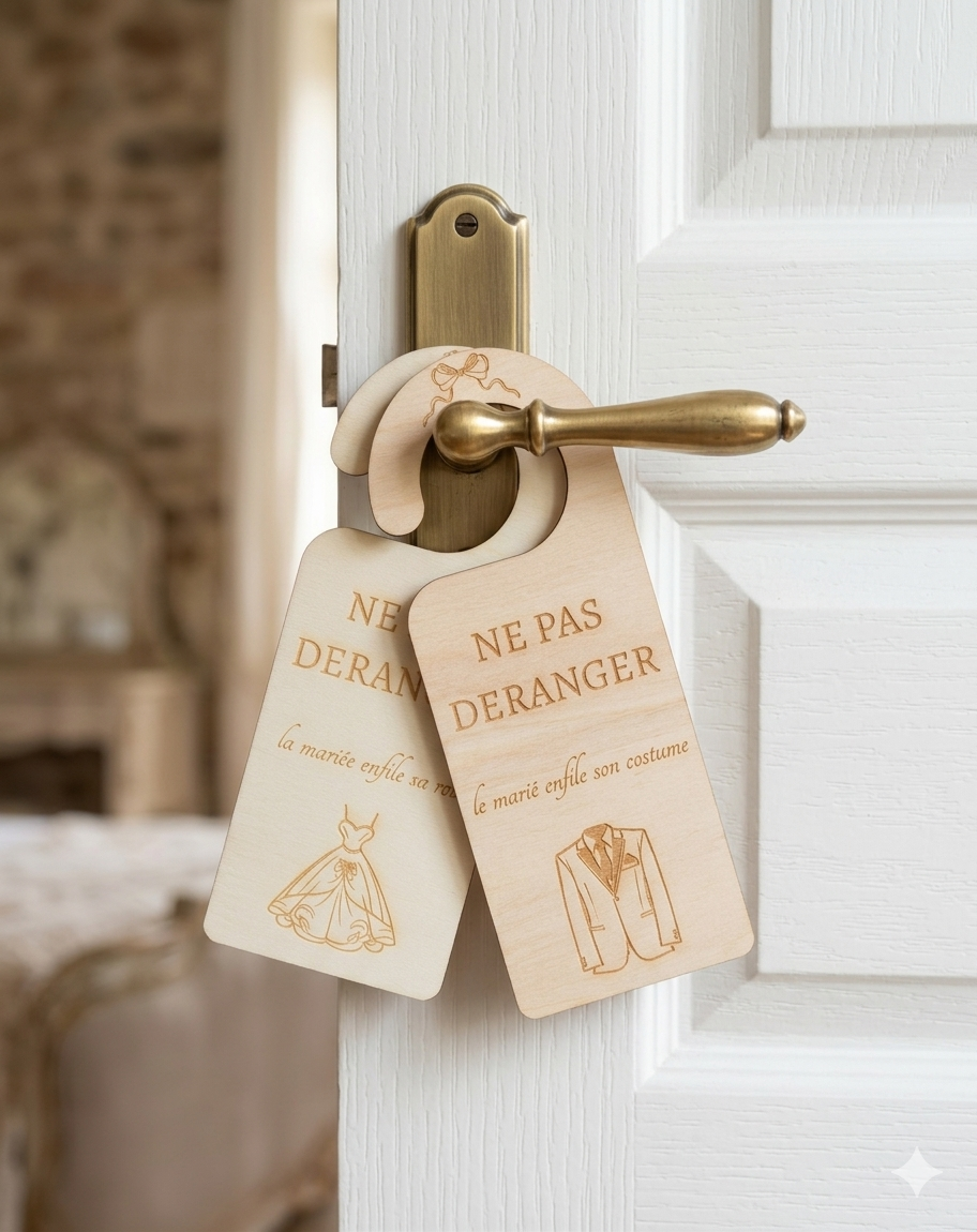 ACCROCHE PORTE MARIAGE