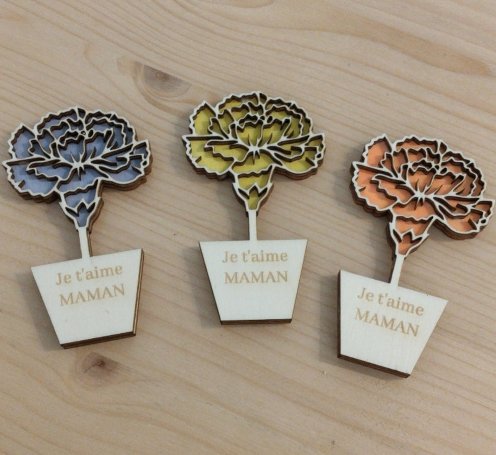 MAGNET FLEUR MAMAN