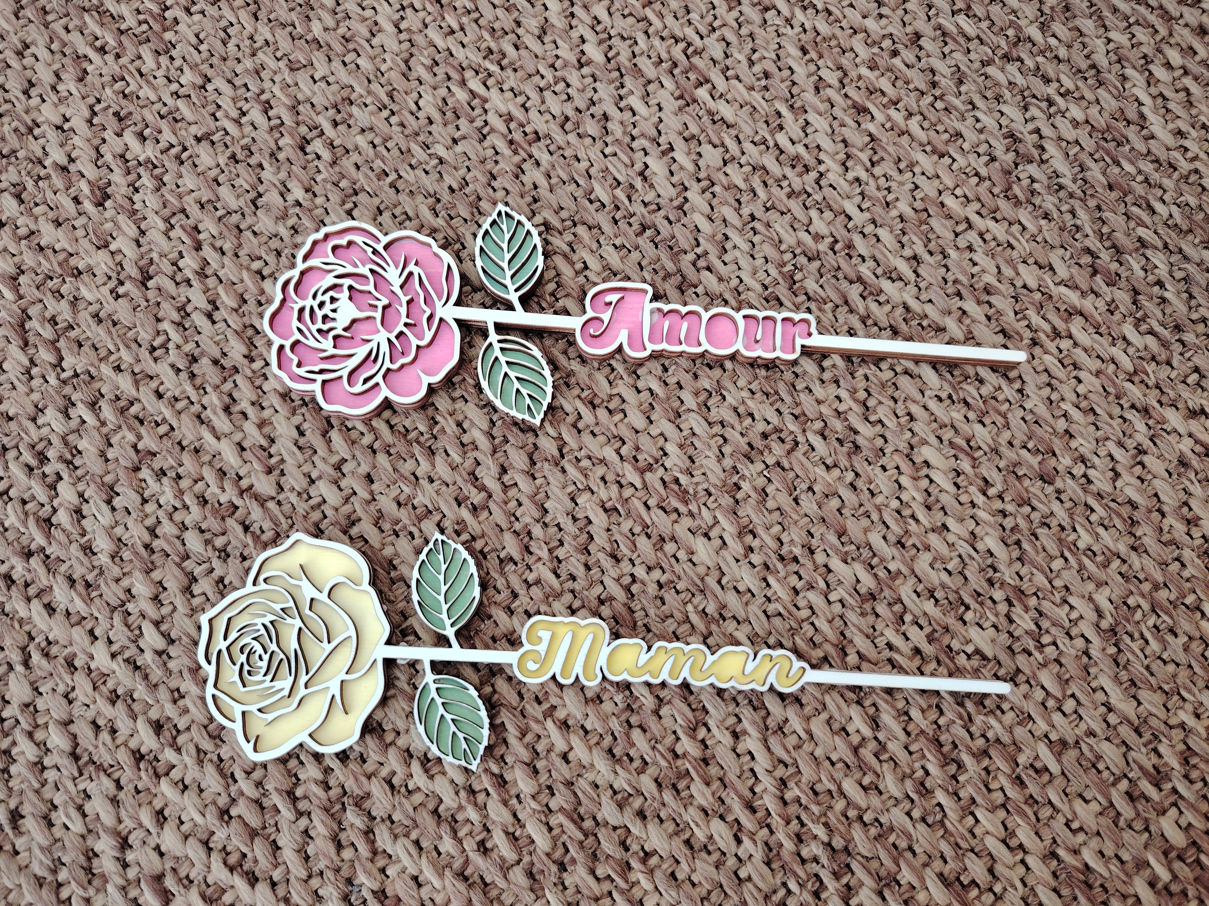 FLEUR EN BOIS