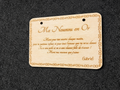 PLAQUE EN BOIS NOUNOU PERSONNALISEE