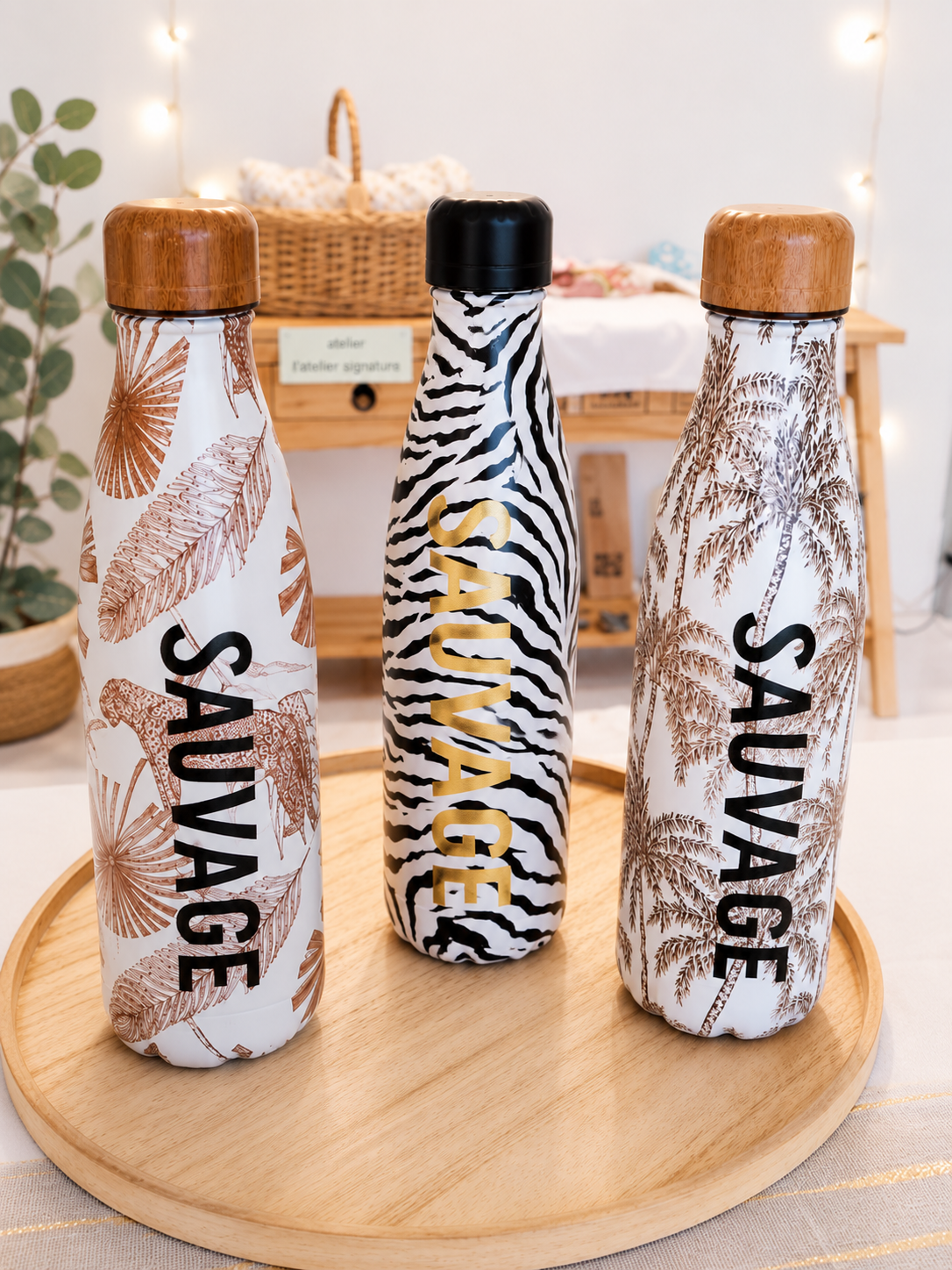 Bouteille isotherme sauvage